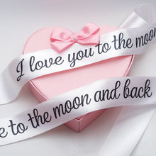 Load image into Gallery viewer, Personalised Ribbon Print for Gift Wrap|Wedding|Giveaways|Business, 45Yards Long, DECOTHERAPY