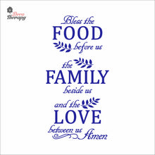 Load image into Gallery viewer, Bless The Food Before Us V5 Wall Decal Decotherapy