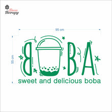 Load image into Gallery viewer, Boba Sweet and Delicious Wall Decal Decotherapy