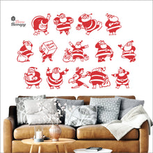 Load image into Gallery viewer, Christmas Santa Claus Wall Decal Decotherapy