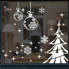 Load image into Gallery viewer, Christmas Snowflakes Sparkling Wall Decal Decotherapy