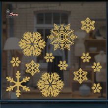 Load image into Gallery viewer, Christmas Snowflakes V1 Wall Decal Decotherapy