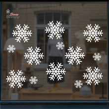 Load image into Gallery viewer, Christmas Snowflakes V2 Wall Decal Decotherapy