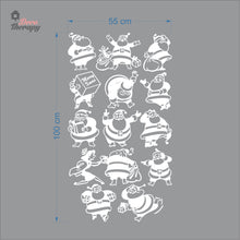 Load image into Gallery viewer, Christmas Santa Claus Wall Decal Decotherapy