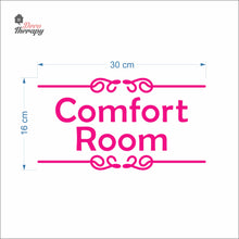 Load image into Gallery viewer, Comfort Room Sign Sticker Self-Adhesive Decotherapy