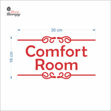 Load image into Gallery viewer, Comfort Room Sign Sticker Self-Adhesive Decotherapy