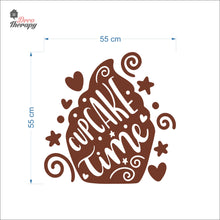 Load image into Gallery viewer, Cupcake Time Wall Decal Decotherapy