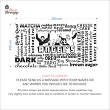 Load image into Gallery viewer, Customized Cafe Restaurant Menu Wall Decal Decotherapy