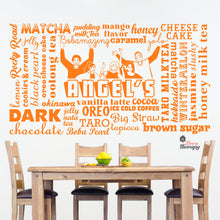 Load image into Gallery viewer, Customized Cafe Restaurant Menu Wall Decal Decotherapy