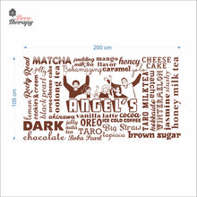 Load image into Gallery viewer, Customized Cafe Restaurant Menu Wall Decal Decotherapy