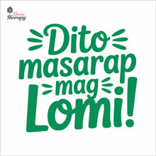 Load image into Gallery viewer, Dito Masarap Mag Lomi Wall Decal Decotherapy