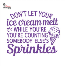 Load image into Gallery viewer, Don't Let Your Ice Cream Melt Wall Decal Decotherapy