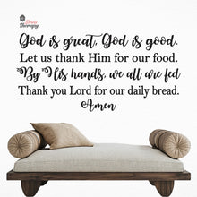 Load image into Gallery viewer, God Is Great God Is Good Wall Decal Decotherapy