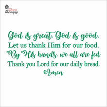 Load image into Gallery viewer, God Is Great God Is Good Wall Decal Decotherapy