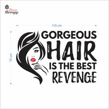 Load image into Gallery viewer, Gorgeous Hair Is The Best Revenge Wall Decal Decotherapy