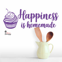Load image into Gallery viewer, Happiness Is Homemade Cake Wall Decal Decotherapy