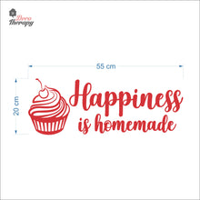 Load image into Gallery viewer, Happiness Is Homemade Cake Wall Decal Decotherapy