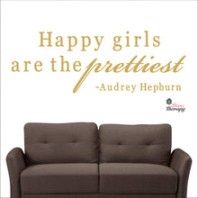 Load image into Gallery viewer, Happy Girls The Prettiest V2 Wall Decal Decotherapy
