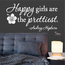 Load image into Gallery viewer, Happy Girls The Prettiest V3 Wall Decal Decotherapy