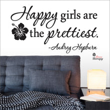 Load image into Gallery viewer, Happy Girls The Prettiest V3 Wall Decal Decotherapy