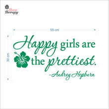 Load image into Gallery viewer, Happy Girls The Prettiest V3 Wall Decal Decotherapy