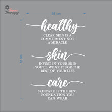 Load image into Gallery viewer, Healthy Skin Care Wall Decal Decotherapy