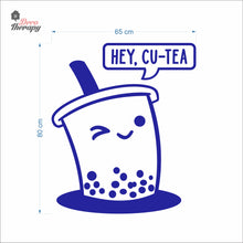 Load image into Gallery viewer, Hey! Cu-Tea Milktea Wall Decal Decotherapy