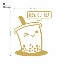 Load image into Gallery viewer, Hey! Cu-Tea Milktea Wall Decal Decotherapy