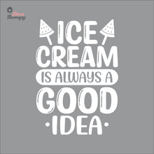 Load image into Gallery viewer, Ice Cream Is Always A Good Idea Wall Decal Decotherapy