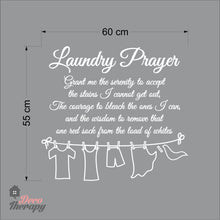 Load image into Gallery viewer, Laundry Prayer Wall Decal