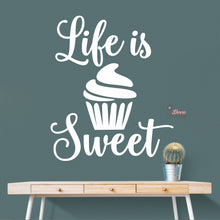 Load image into Gallery viewer, Life Is Sweet Wall Decal Decotherapy