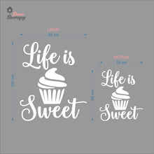 Load image into Gallery viewer, Life Is Sweet Wall Decal Decotherapy