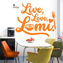 Load image into Gallery viewer, Live Love Lomi Wall Decal Decotherapy