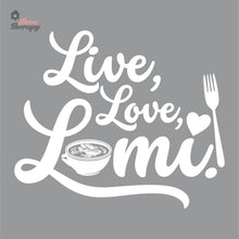 Load image into Gallery viewer, Live Love Lomi Wall Decal Decotherapy