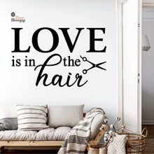 Load image into Gallery viewer, Love Is In The Hair Wall Decal Decotherapy