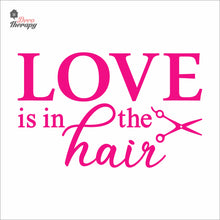 Load image into Gallery viewer, Love Is In The Hair Wall Decal Decotherapy