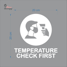 Load image into Gallery viewer, Temperature Check First Sign Sticker Self-Adhesive Decotherapy