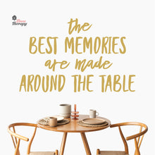 Load image into Gallery viewer, The Best Memories Made Around The Table Wall Decal Decotherapy