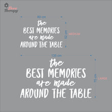 Load image into Gallery viewer, The Best Memories Made Around The Table Wall Decal Decotherapy