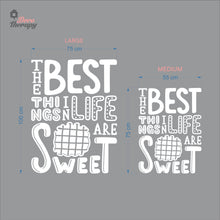 Load image into Gallery viewer, The Best Things In Life Are Sweet Waffle Wall Decal Decotherapy