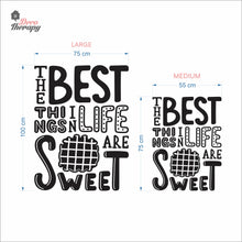 Load image into Gallery viewer, The Best Things In Life Are Sweet Waffle Wall Decal Decotherapy