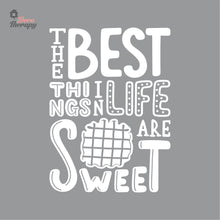 Load image into Gallery viewer, The Best Things In Life Are Sweet Waffle Wall Decal Decotherapy