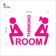 Load image into Gallery viewer, Thinking Room Sign Sticker Self-Adhesive Decotherapy