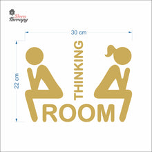 Load image into Gallery viewer, Thinking Room Sign Sticker Self-Adhesive Decotherapy