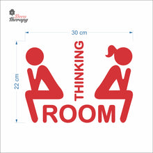 Load image into Gallery viewer, Thinking Room Sign Sticker Self-Adhesive Decotherapy