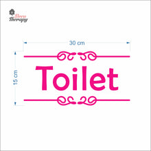 Load image into Gallery viewer, Toilet Sign Sticker Self-Adhesive Decotherapy