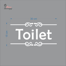Load image into Gallery viewer, Toilet Sign Sticker Self-Adhesive Decotherapy