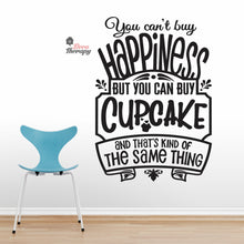 Load image into Gallery viewer, You Can't Buy Happiness Cupcake Wall Decal Decotherapy