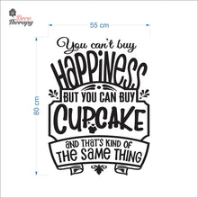 Load image into Gallery viewer, You Can't Buy Happiness Cupcake Wall Decal Decotherapy