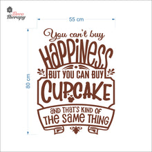 Load image into Gallery viewer, You Can't Buy Happiness Cupcake Wall Decal Decotherapy